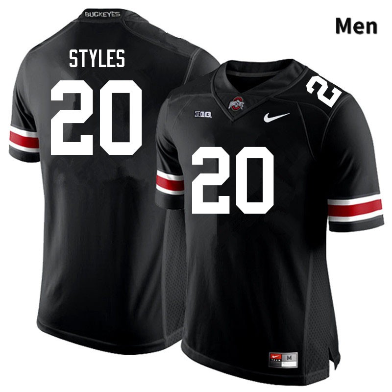 Ohio State Buckeyes Sonny Styles Men's #20 Black Authentic Stitched College Football Jersey